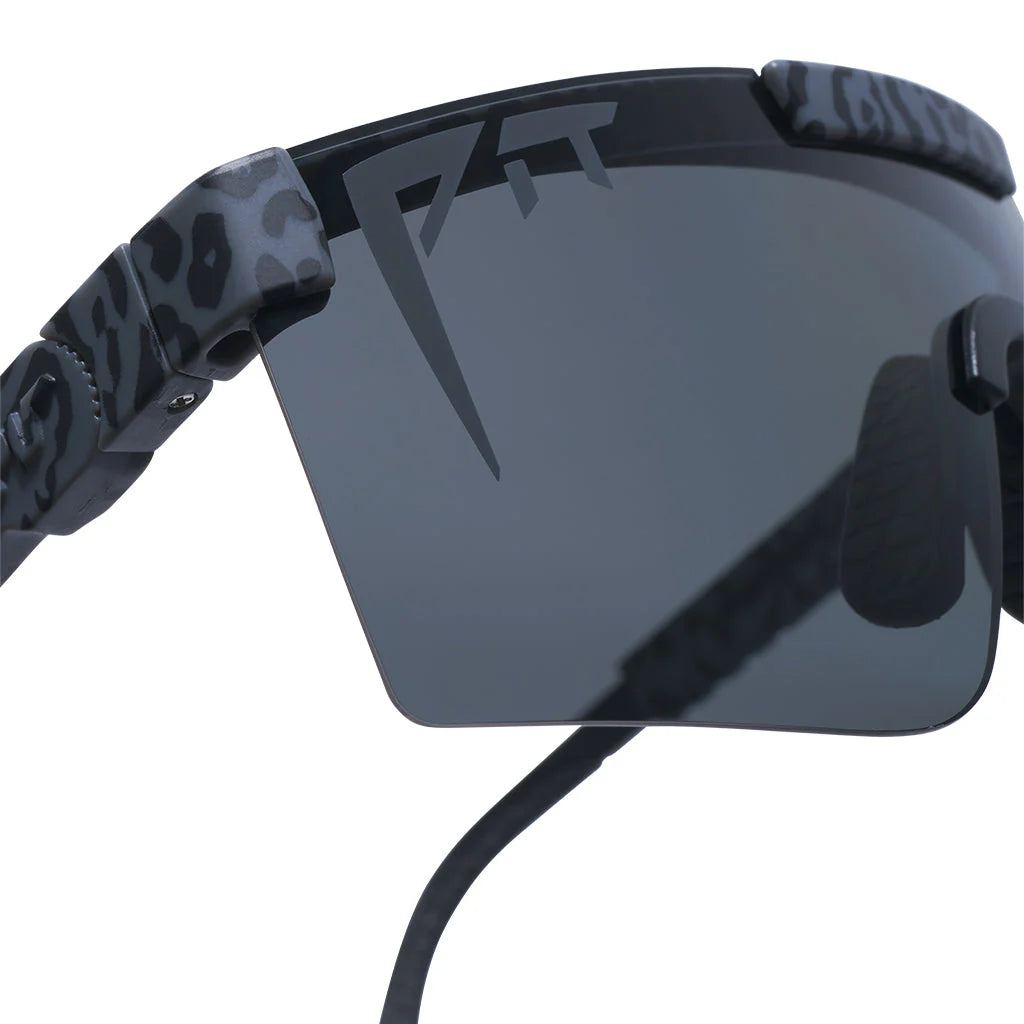 temple view Pit Viper The Original 2.0 Sunglasses - The Firecracker (Wide)