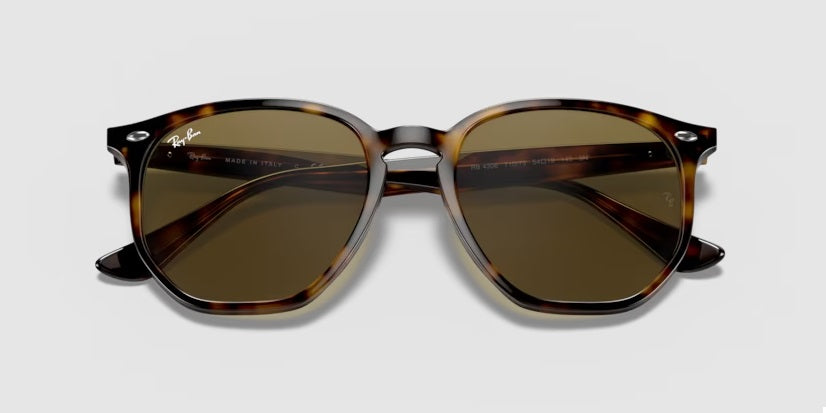 Ray-Ban Sunglasses - Polished Light Havana Frame With Brown Lens