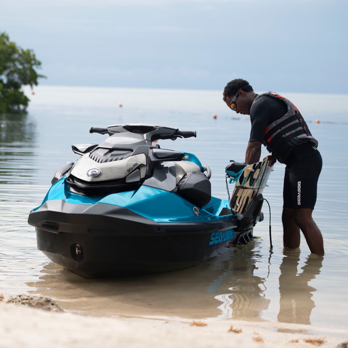 Using the Sea-Doo Wakeboard Rack