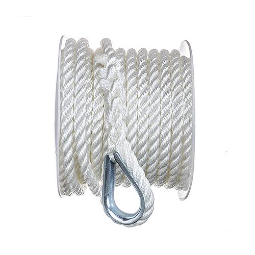 Seachoice 3-Strand Twisted Nylon Anchor Line - 50' | Shop Now