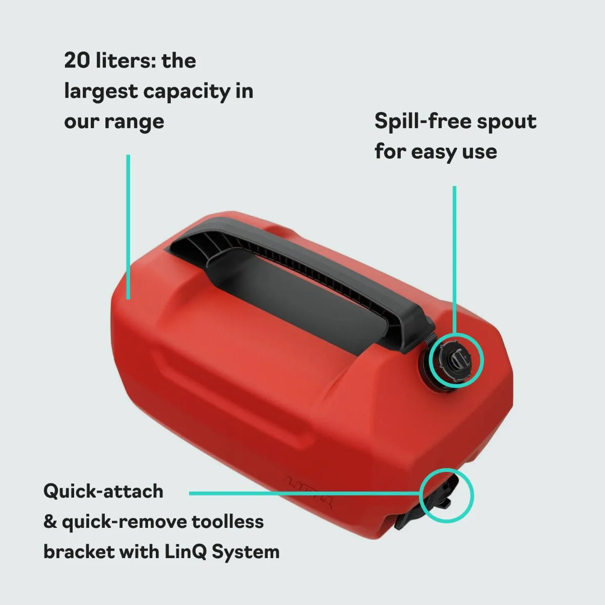 Ski-Doo LinQ Fuel Caddy - 20 L / 5 US Gallons