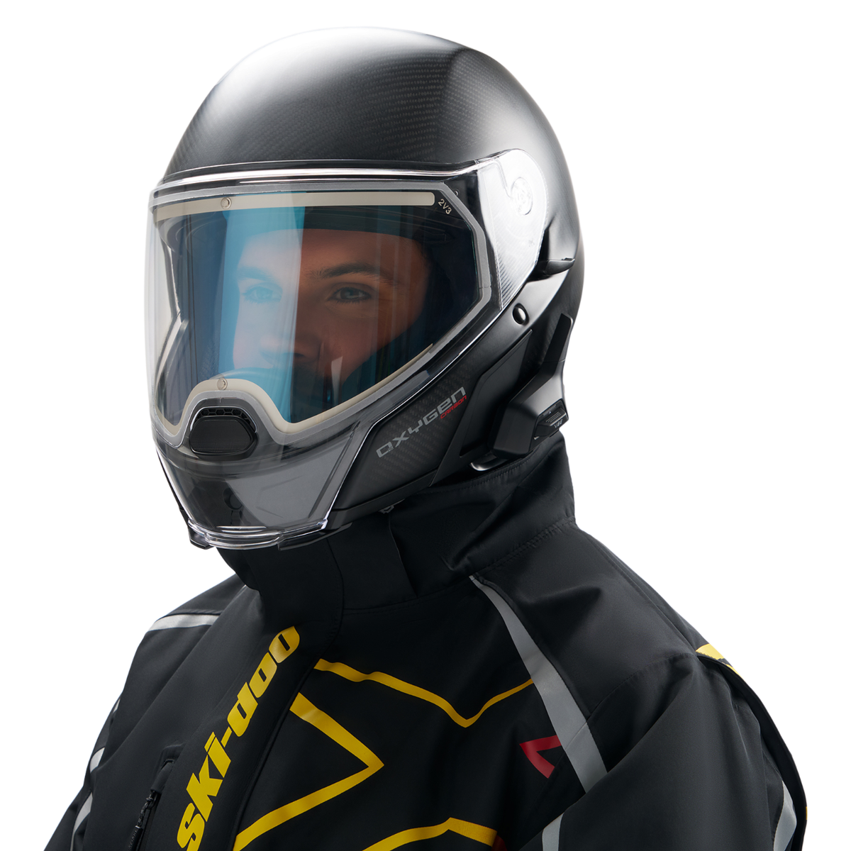 Ski-Doo Oxygen Flow Carbon Helmet - black