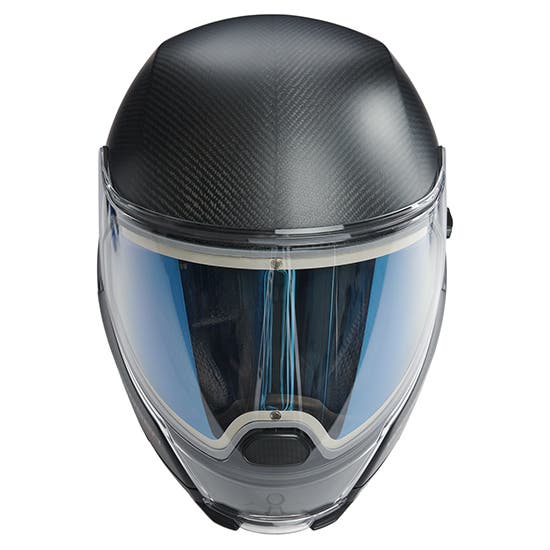 Ski-Doo Oxygen Flow Carbon Helmet - black, front view