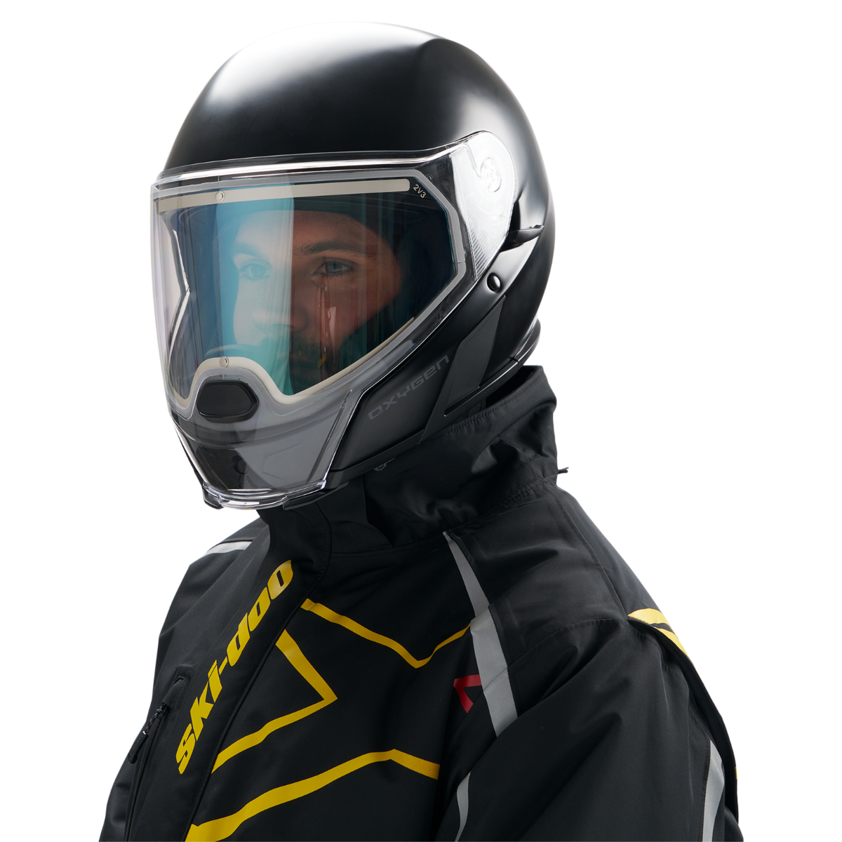 Ski-Doo Oxygen Flow Helmet in matte black 