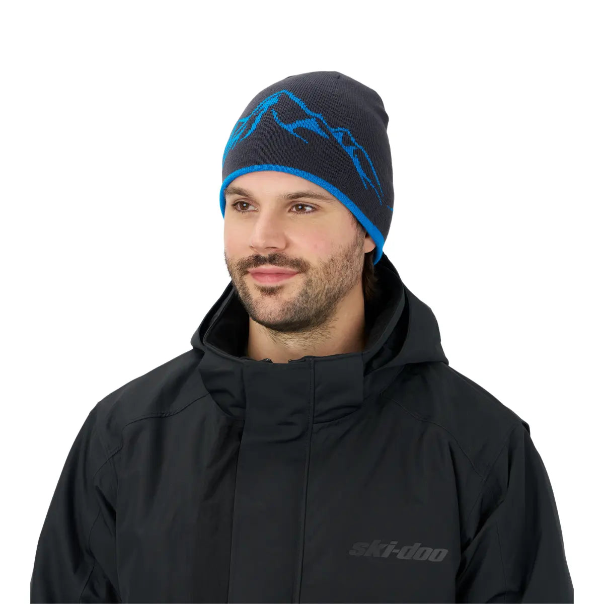 Indigo blue reverse Ski-Doo Reversible Beanie