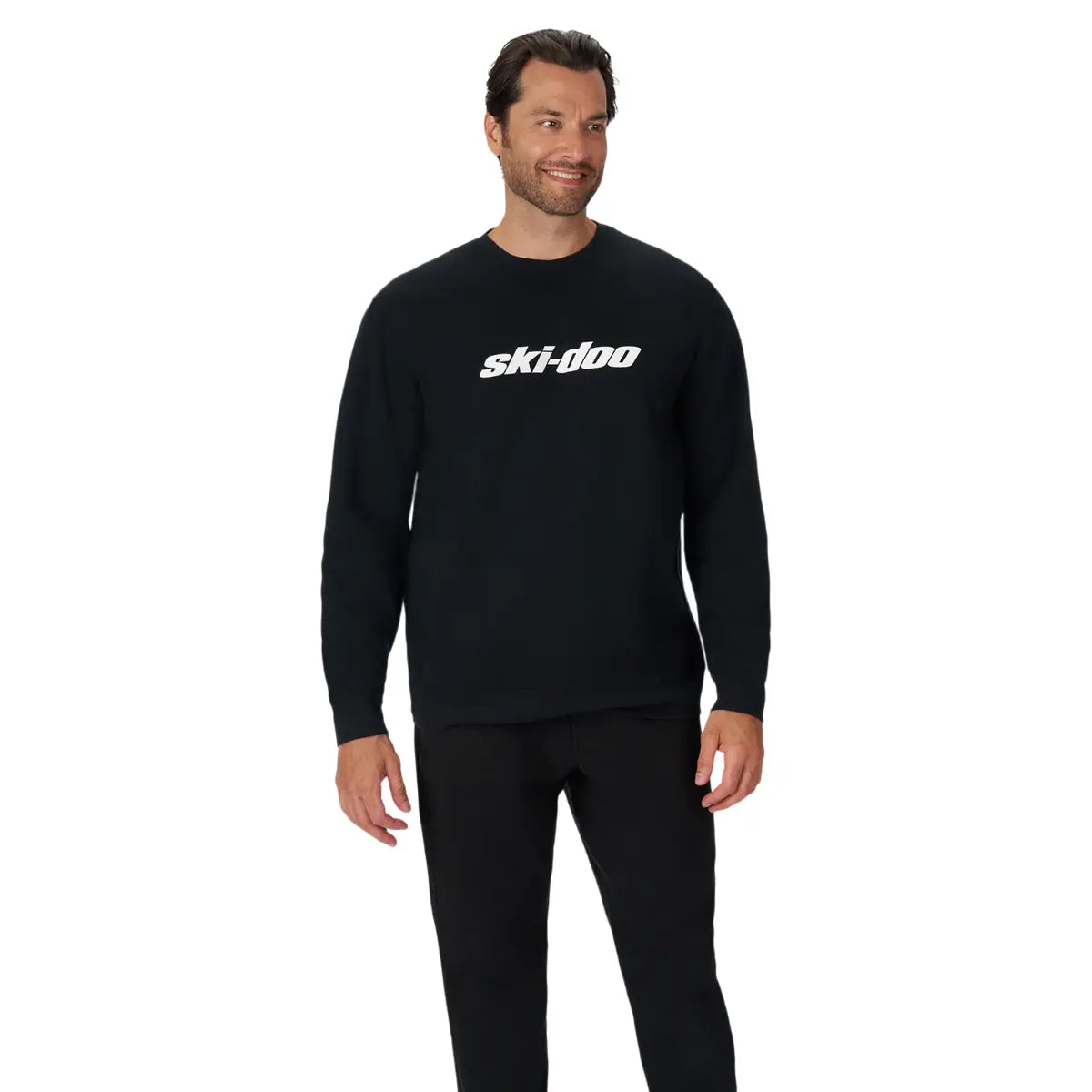 black Ski-Doo Signature Crew Sweatshirt