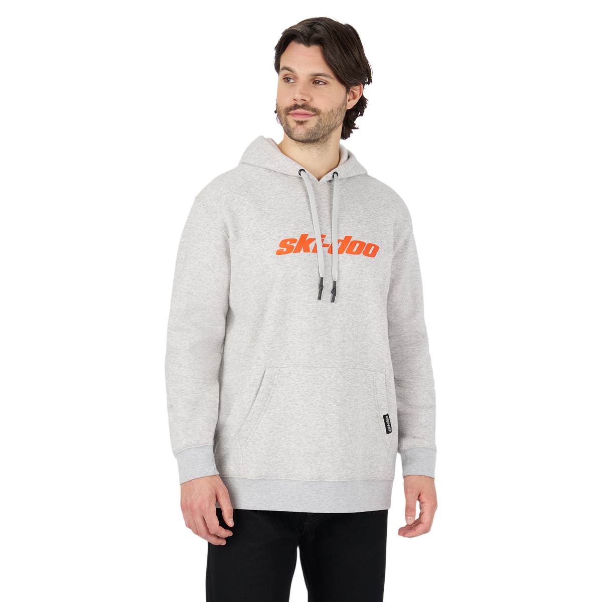 heather grey Ski-Doo Signature Pullover Hoodie