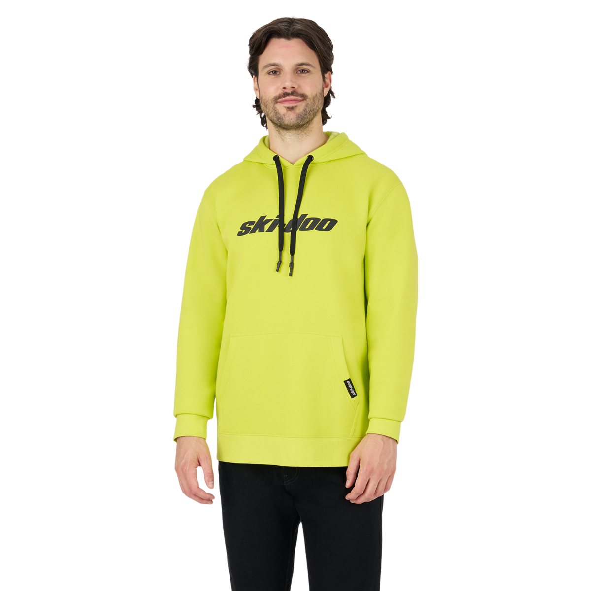 hi-vis yellow Ski-Doo Signature Pullover Hoodie