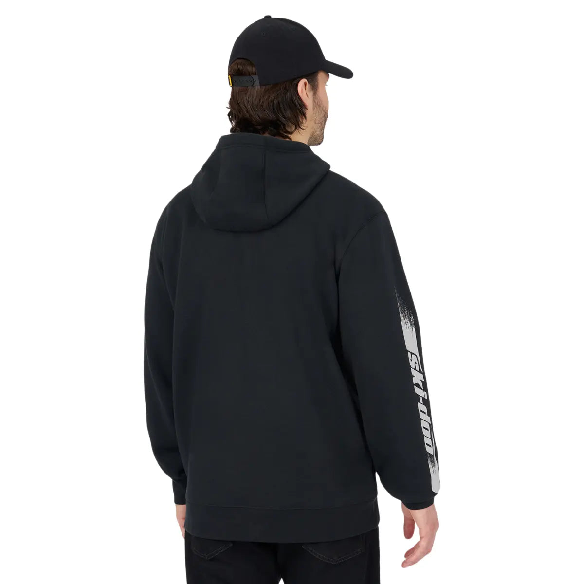black back view Ski-Doo Signature Zip-Up Hoodie