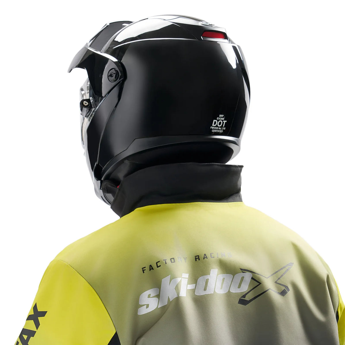 Ski-Doo Unisex Exome Sport Helmet With Heated Visor (DOT) - Black