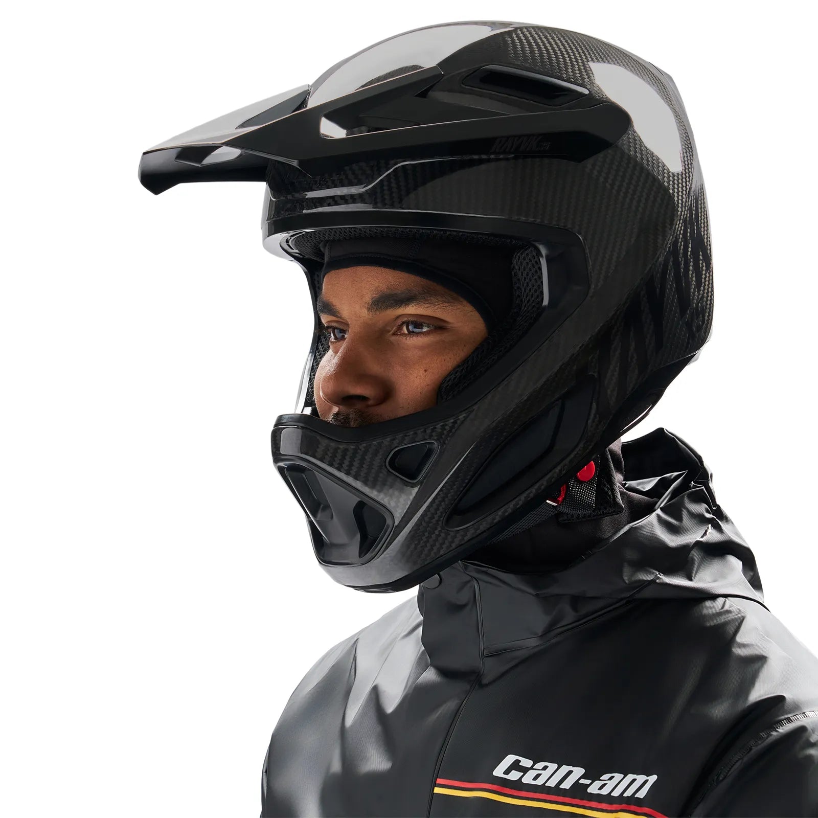 Ski-Doo Unisex Rayvik X5 Carbon Mips Helmet (DOT & ECE) - Black