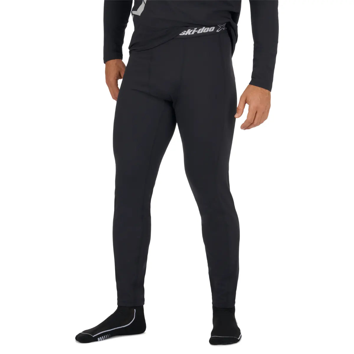 black Ski-Doo X-Team Base Layer Bottom Pant
