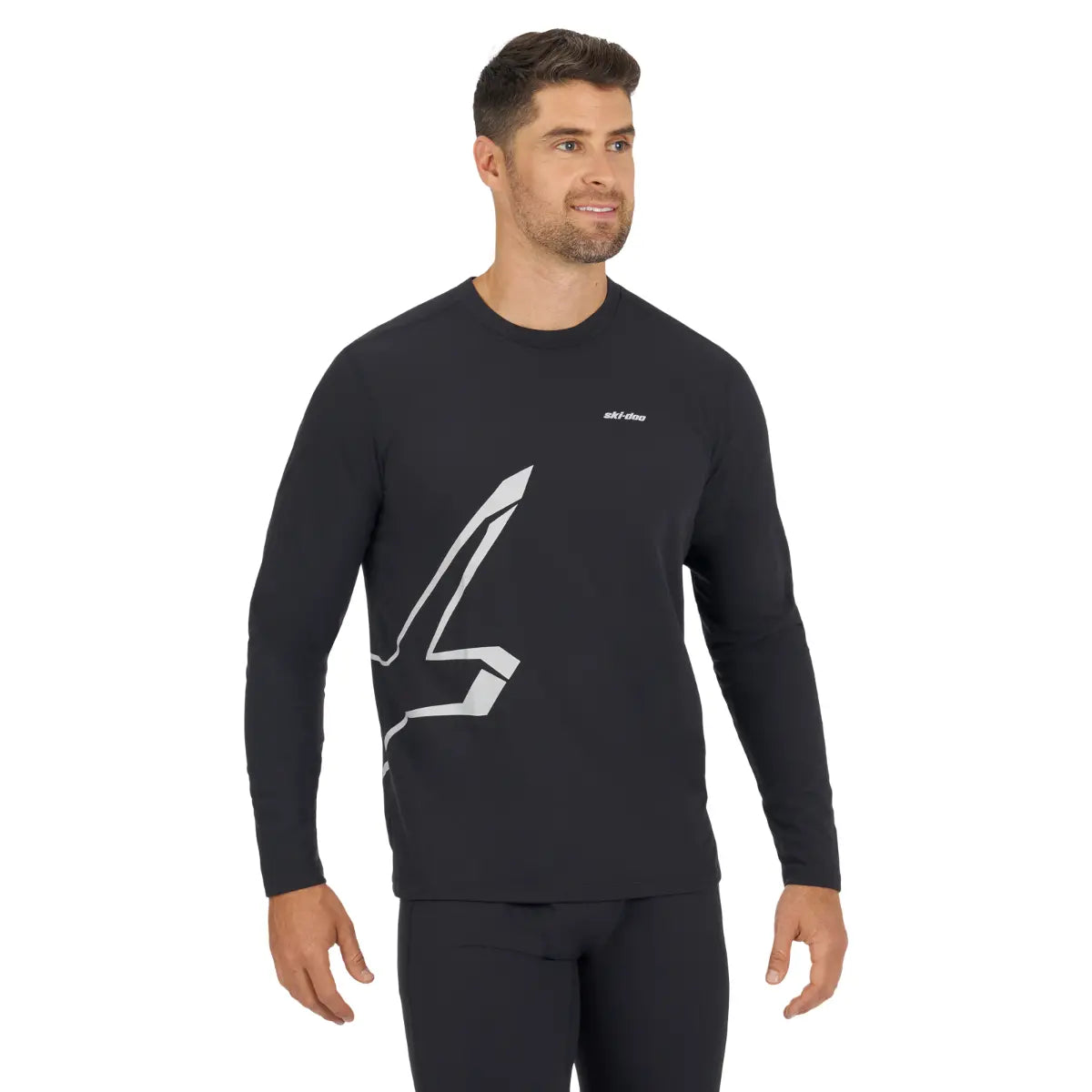 black Ski-Doo X-Team Base Layer Top