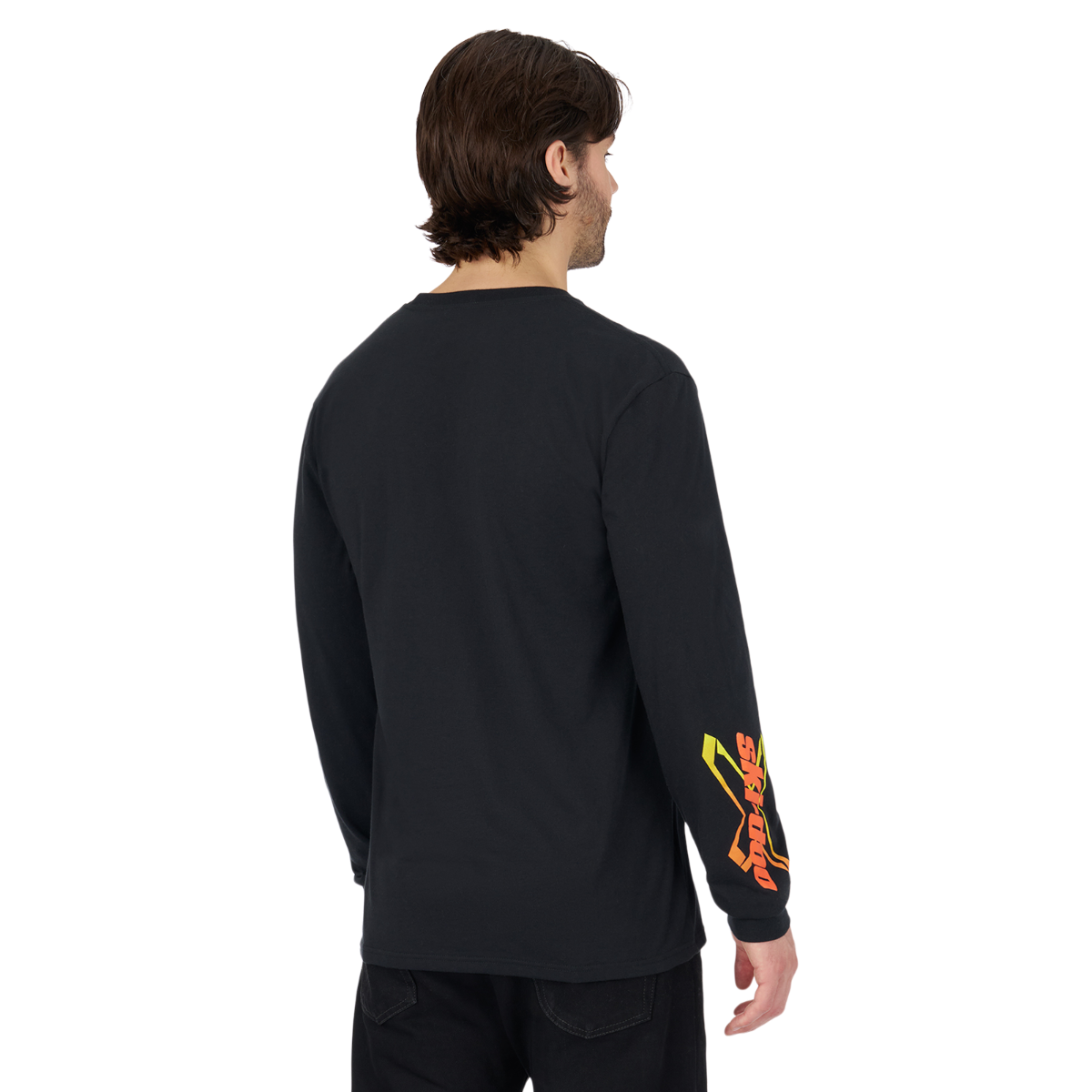 Ski-Doo X-Team Edition Long Sleeve Tee in black, back view