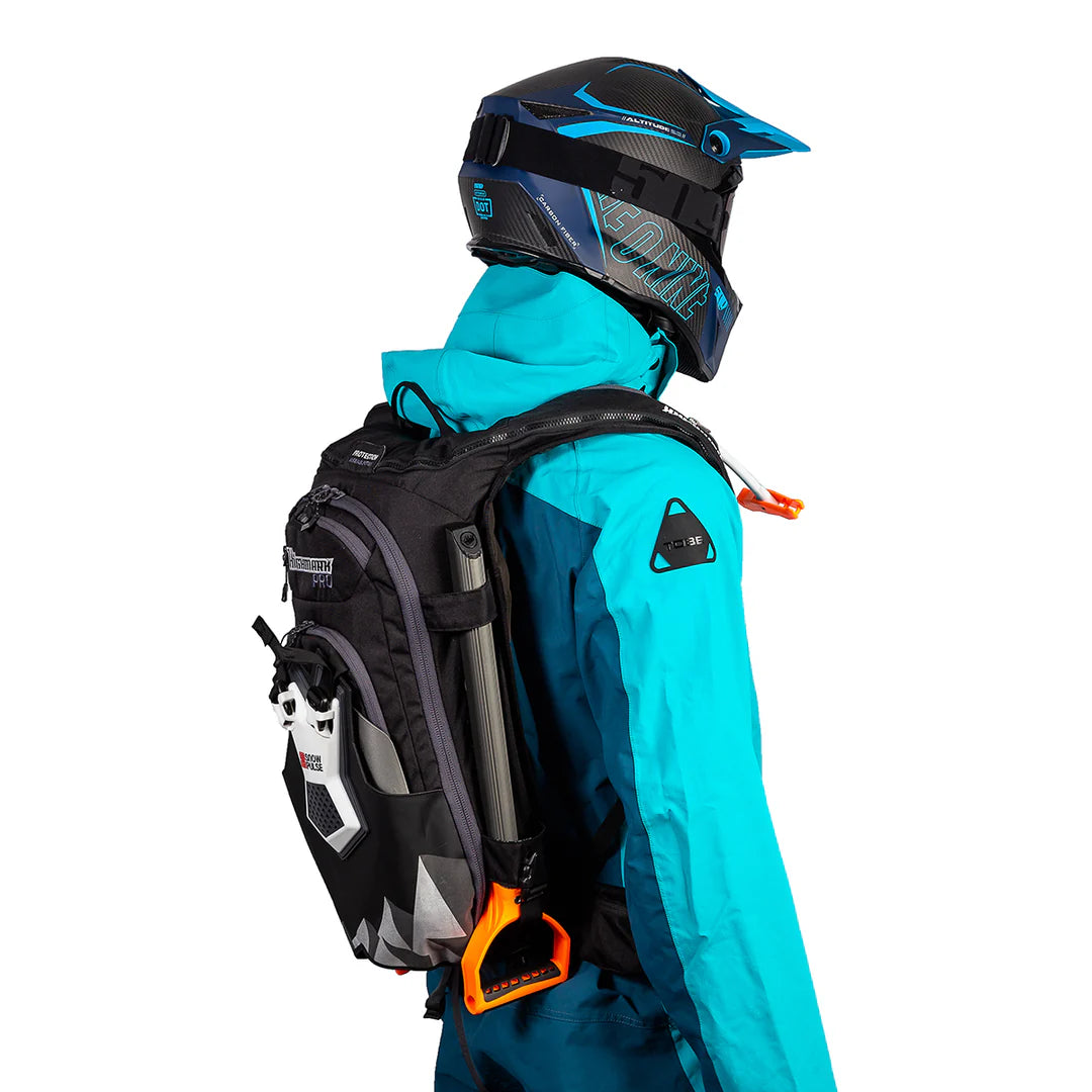 side view of Snowpulse Highmark Pro P.A.S 3.0 Avalanche Airbag