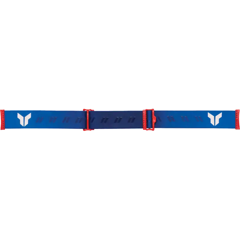 strap on the synth red Thor Ascend Motocross Goggles