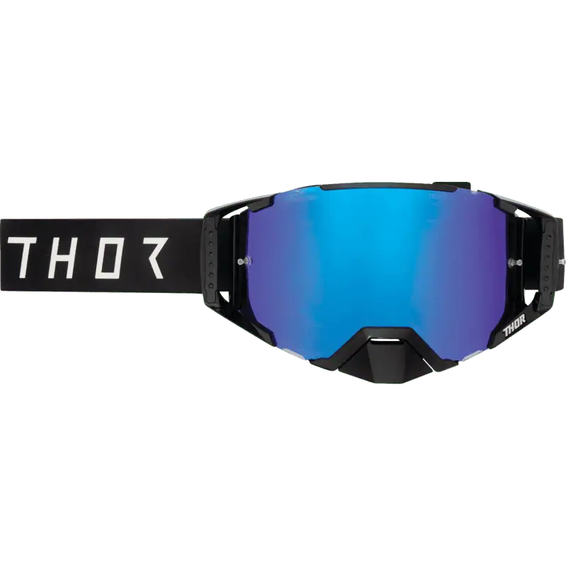 synth black Thor Ascend Motocross Goggles