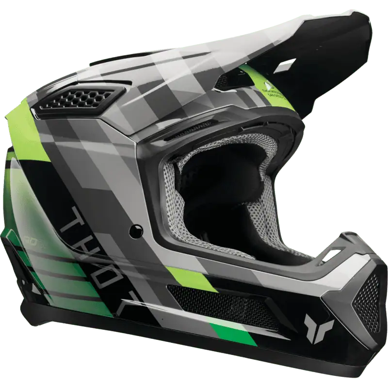 black green Thor Fleet Offroad Helmet