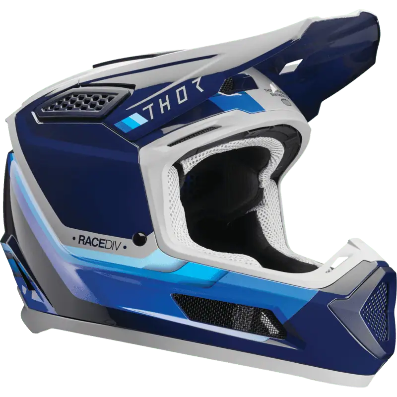 defy blue gray Thor Fleet Offroad Helmet