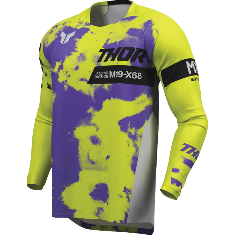gray/acid Thor Launchmode Bleach Jersey Riding