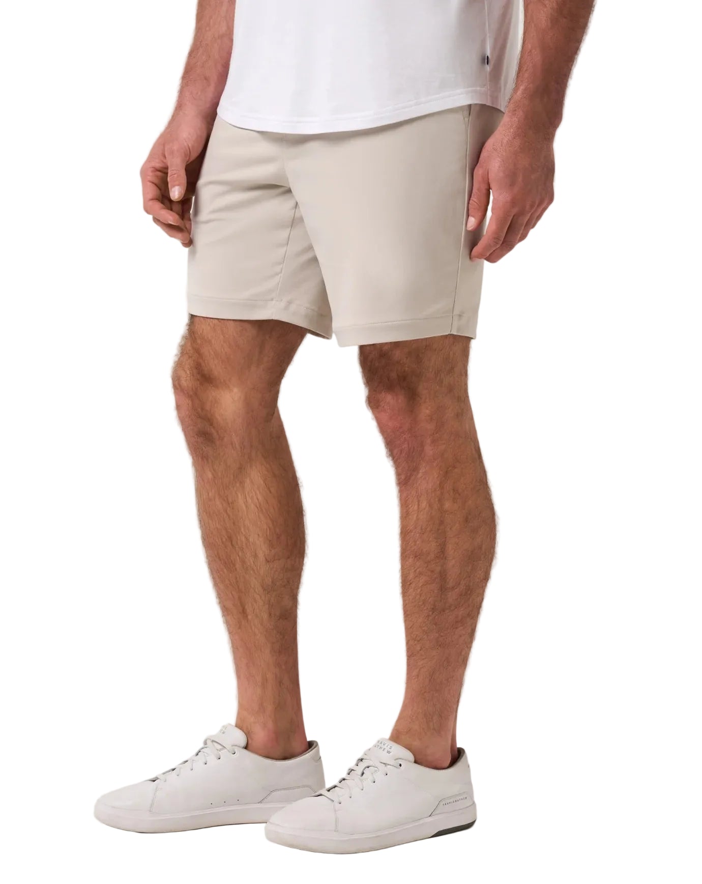 Person wearing TravisMathew Beach Club Shorts on a plain background