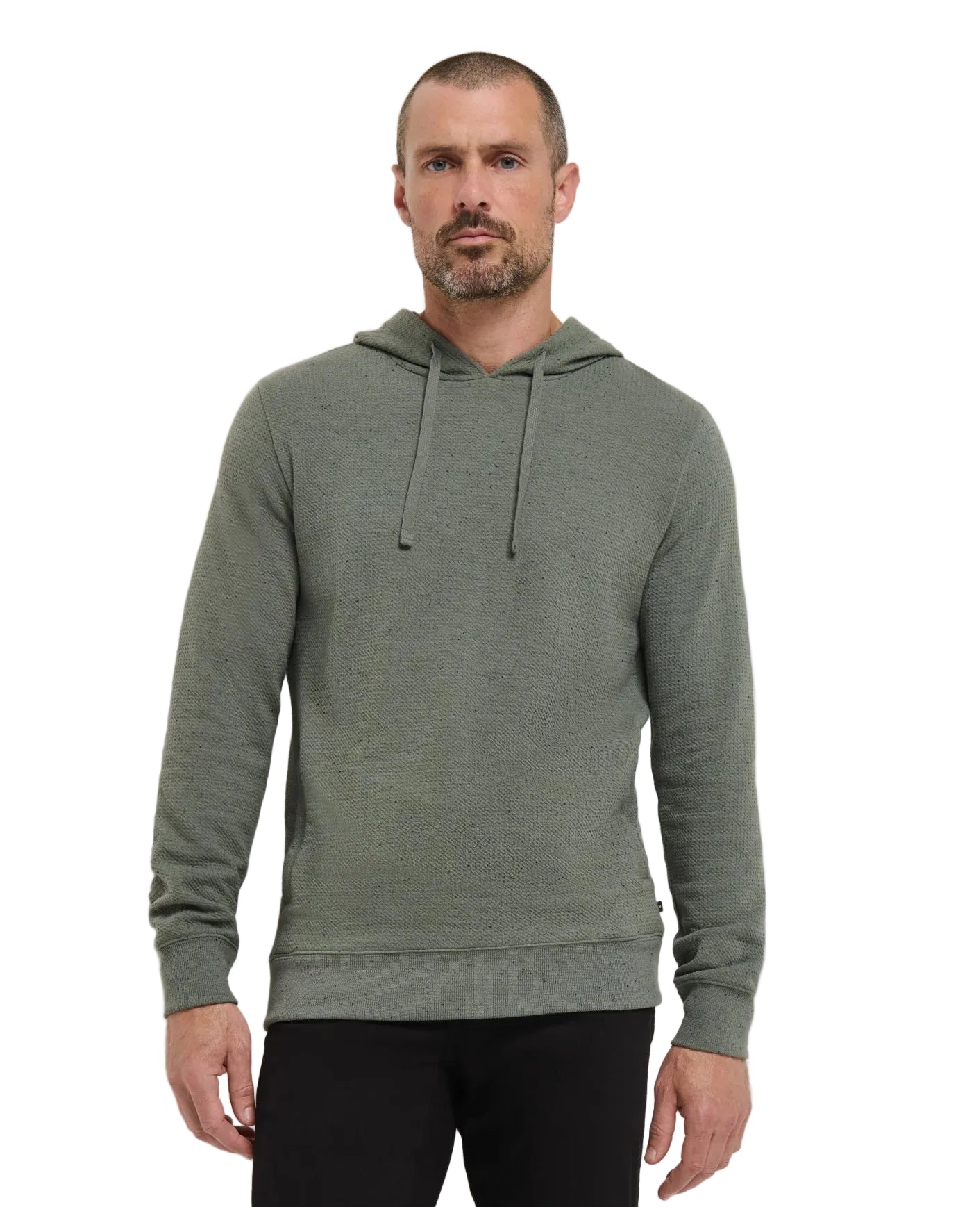 dark olive TravisMathew Cloud Waffle Hoodie