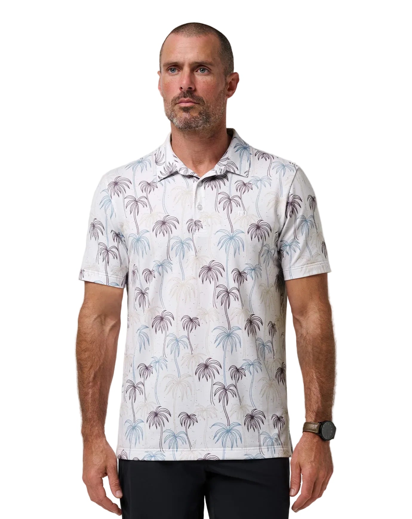 TravisMathew Featherweight Palms Polo Shirt