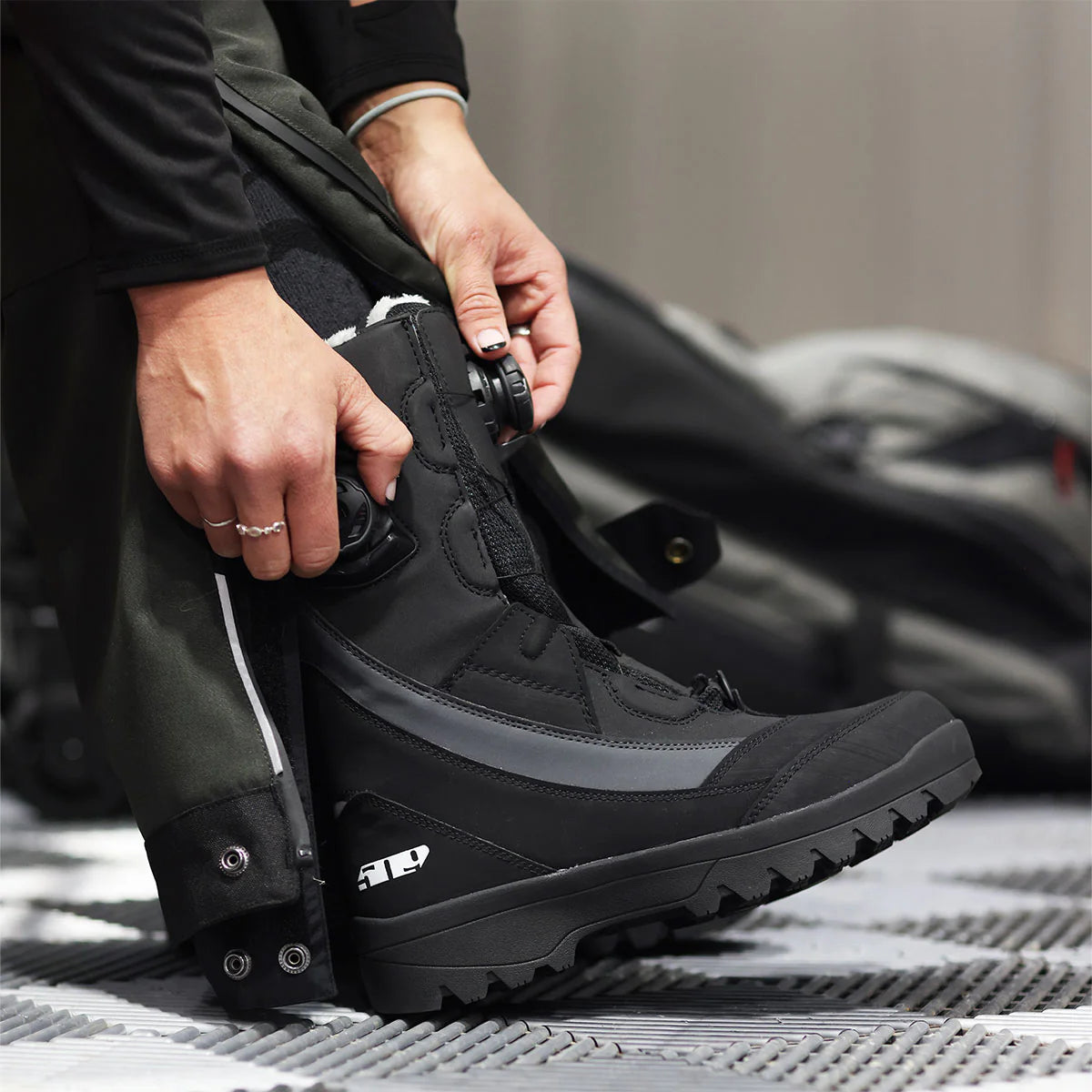 509 Women's Raid Double Boa Boots - Black
