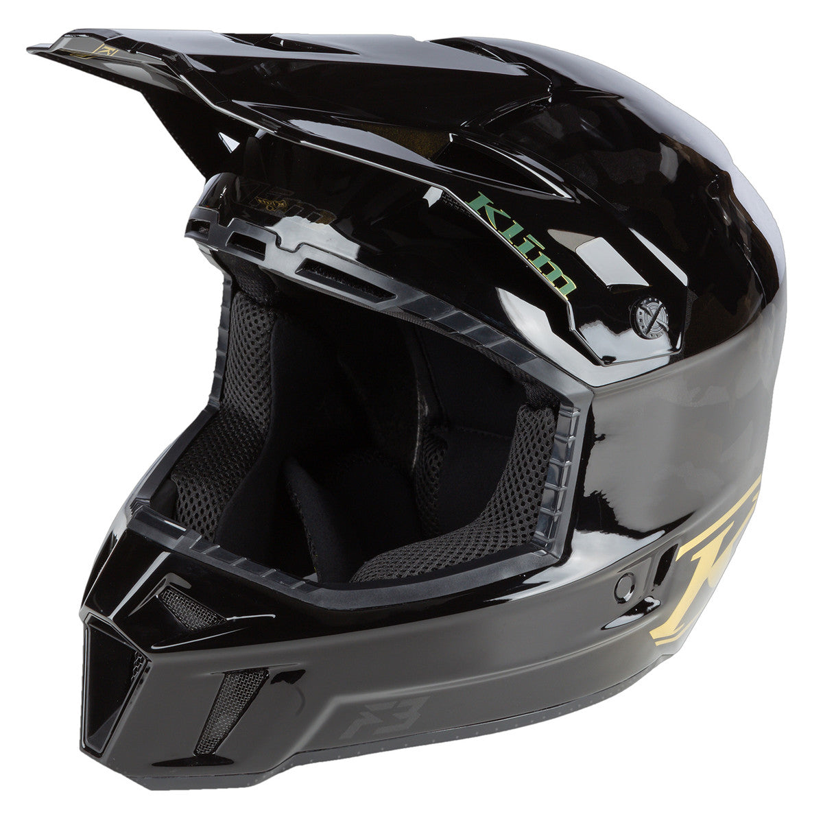 Klim F3 Carbon Snowmobile Helmet ECE black