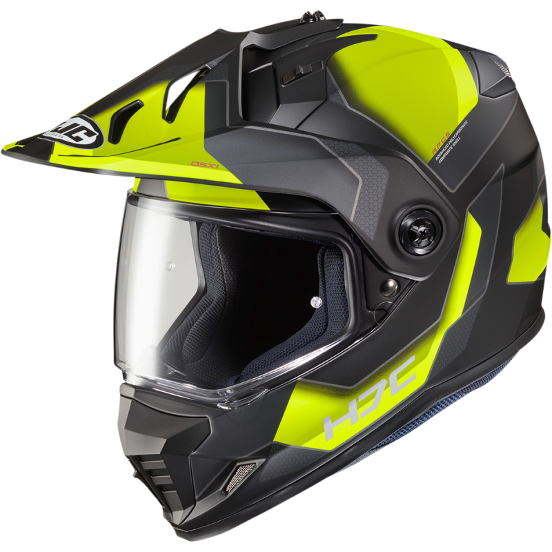 HJC DS-X1 Synergy Dual-Sport Helmet black and yellow