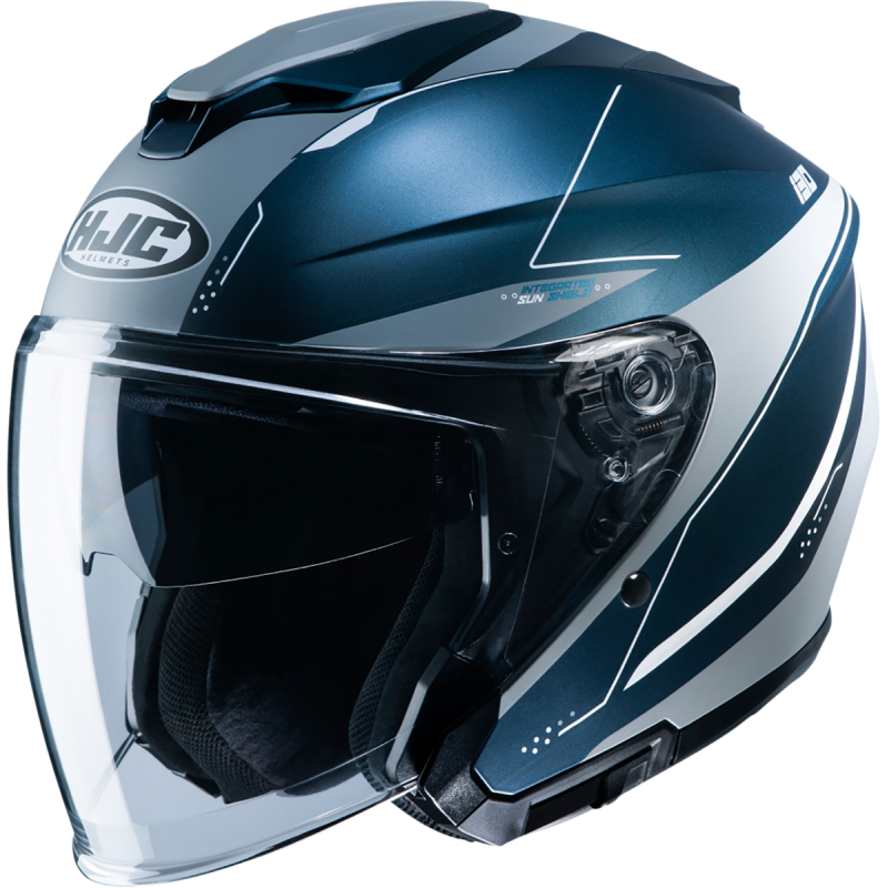HJC i30 Slight Helmet - Semi-Flat Blue/Grey