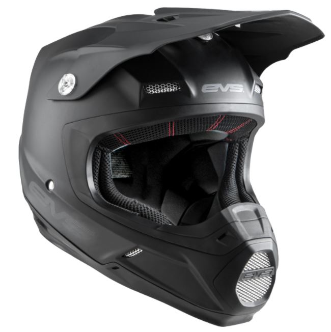 EVS T5 Off-Road Helmet - Solid Black