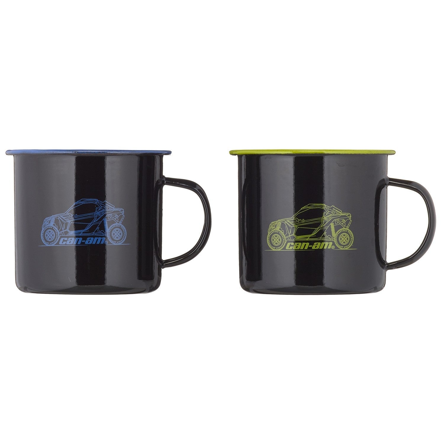 Can-Am Off-Road Set Of 18 oz Enamel Mugs (Non-Current)