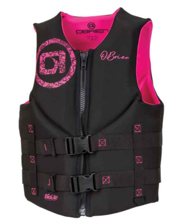 O'Brien Ladies Traditional Vest in pink