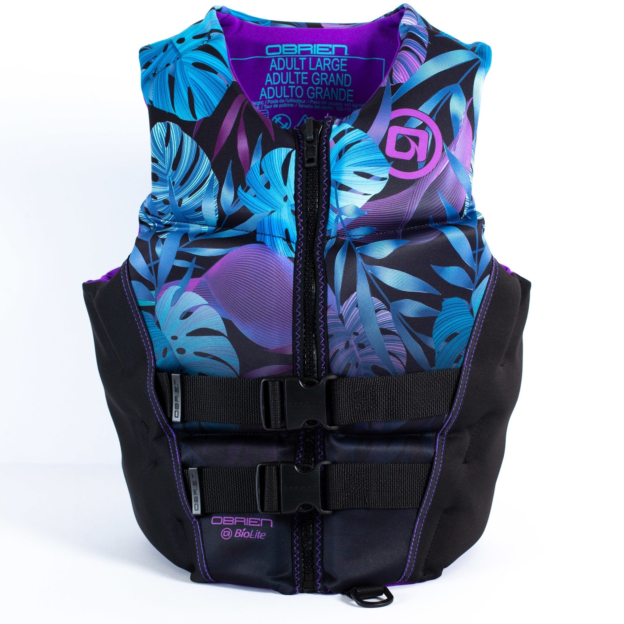 O'Brien Ladies Flex V-Back Life Jacket purple