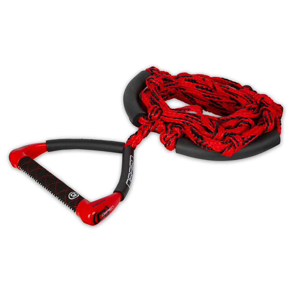 O'Brien 10' Pro Surf Rope in red